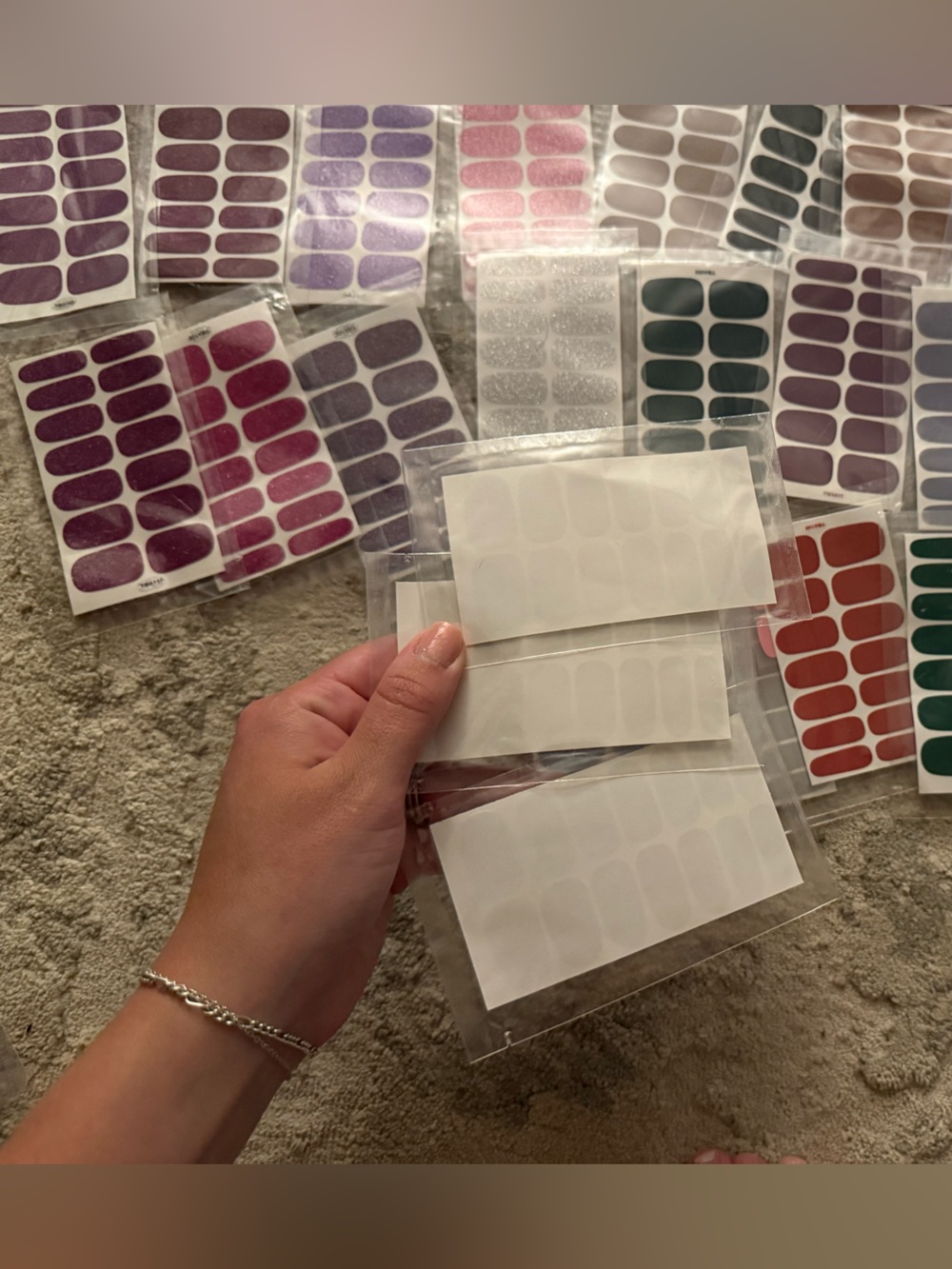 Nail Wrap Sticker Set - Multi-Color Gel-Look Nail Wraps - Picture 3 of 3